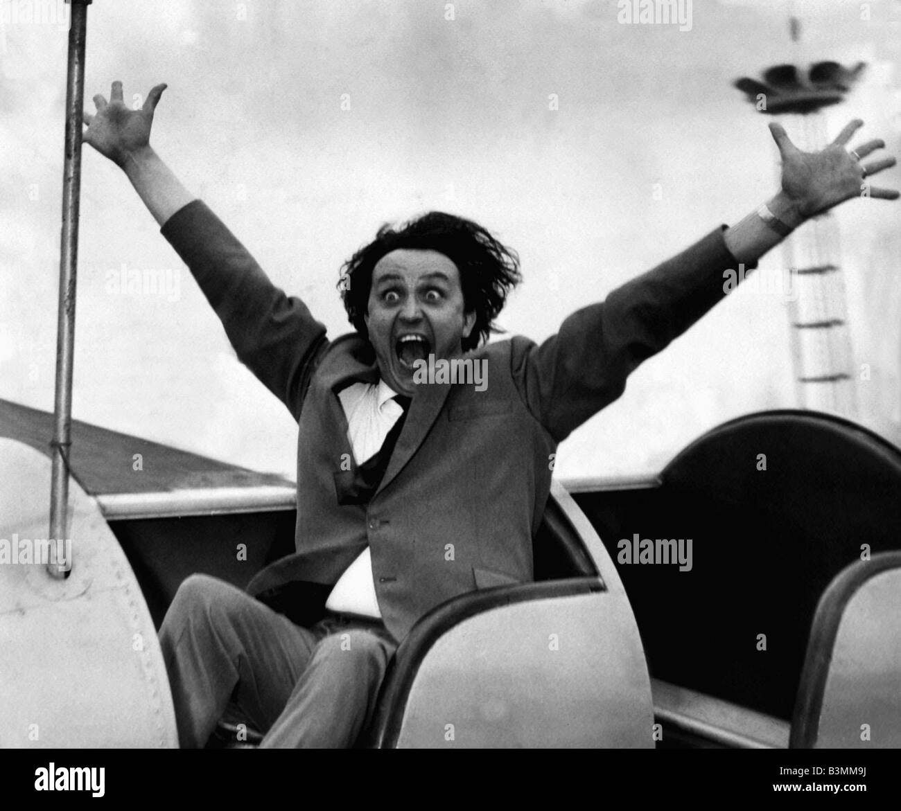 Ken Dodd à l'humoriste à Blackpool Pleasure Beach Il est aussi prendre part à la grande exposition de 1964 à l'Opéra mirrorpix Banque D'Images