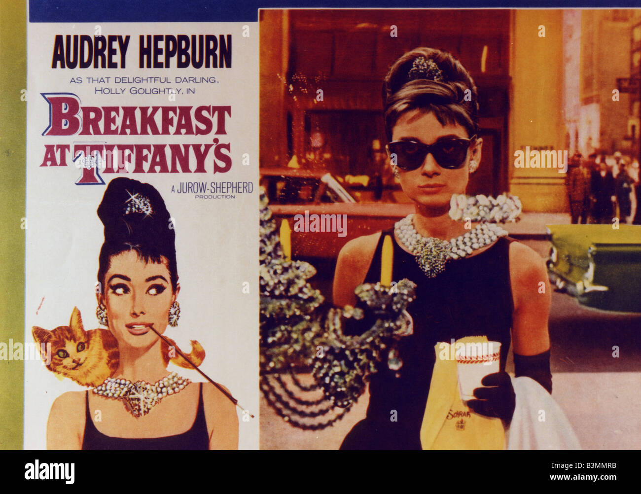 BREAKFAST AT TIFFANY'S 1961 film Paramount avec Audrey Hepburn Banque D'Images