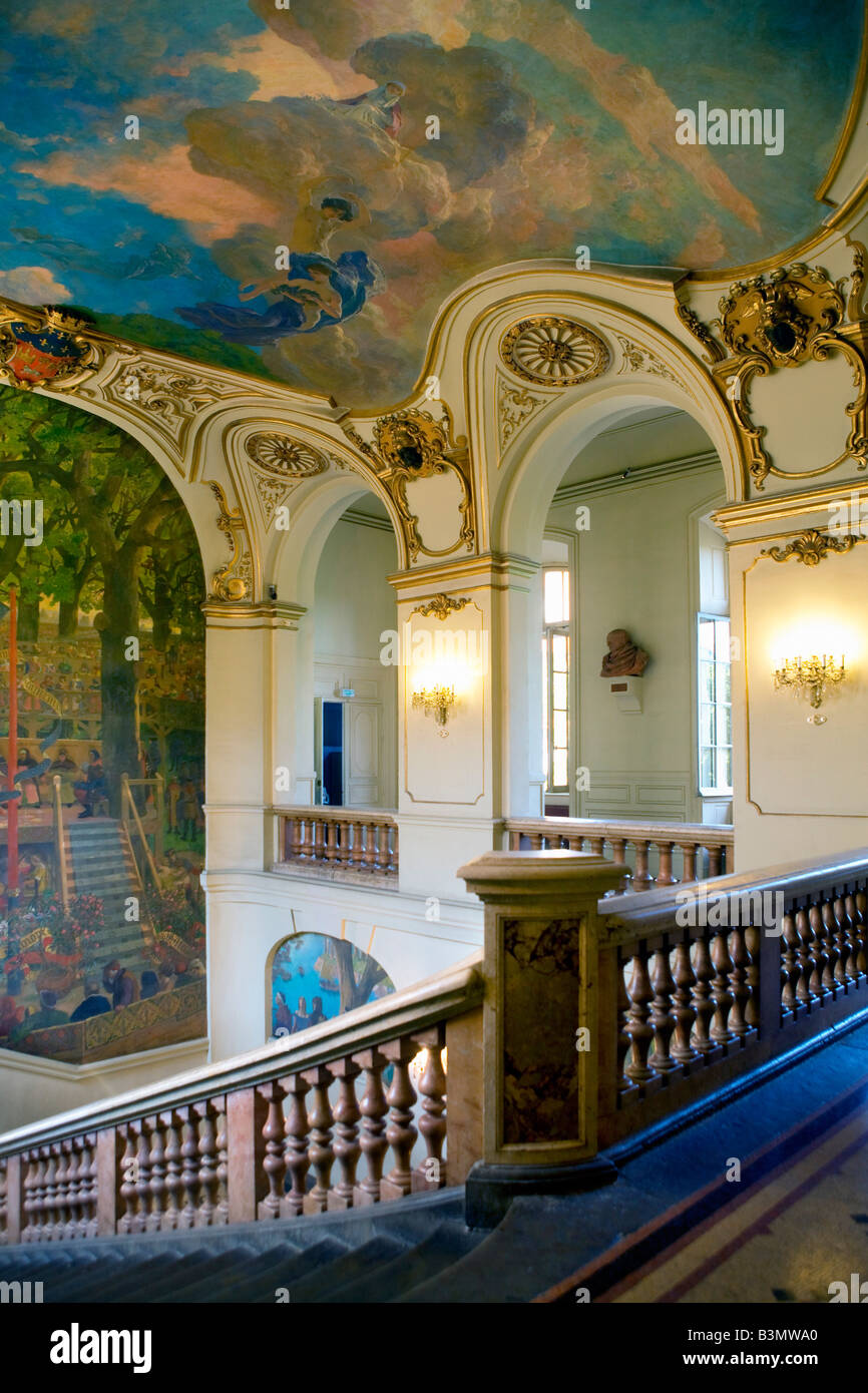 L'intérieur du Capitole à Toulouse Banque D'Images