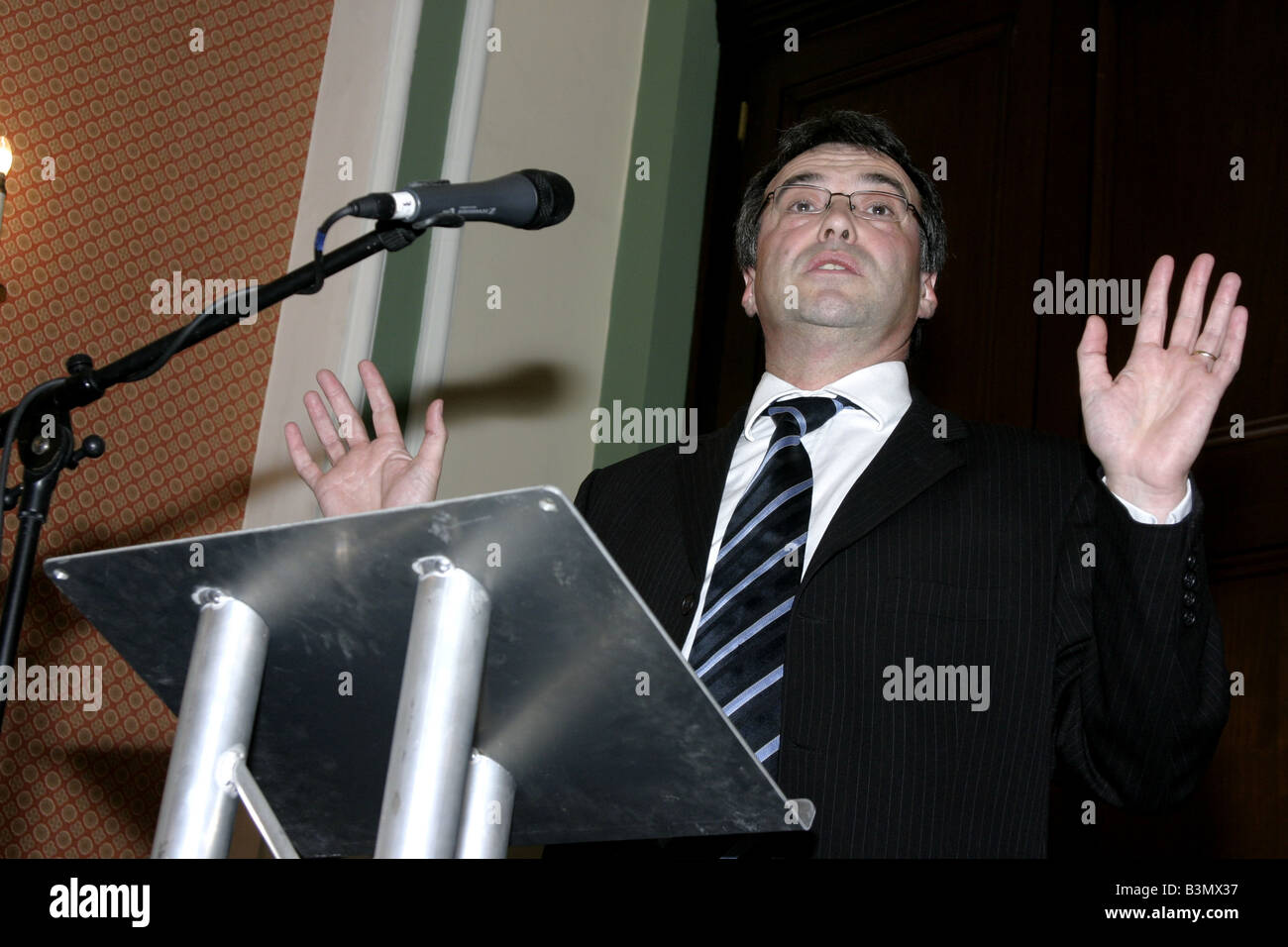 Phil woolas discours député travailliste uk 2008 Banque D'Images