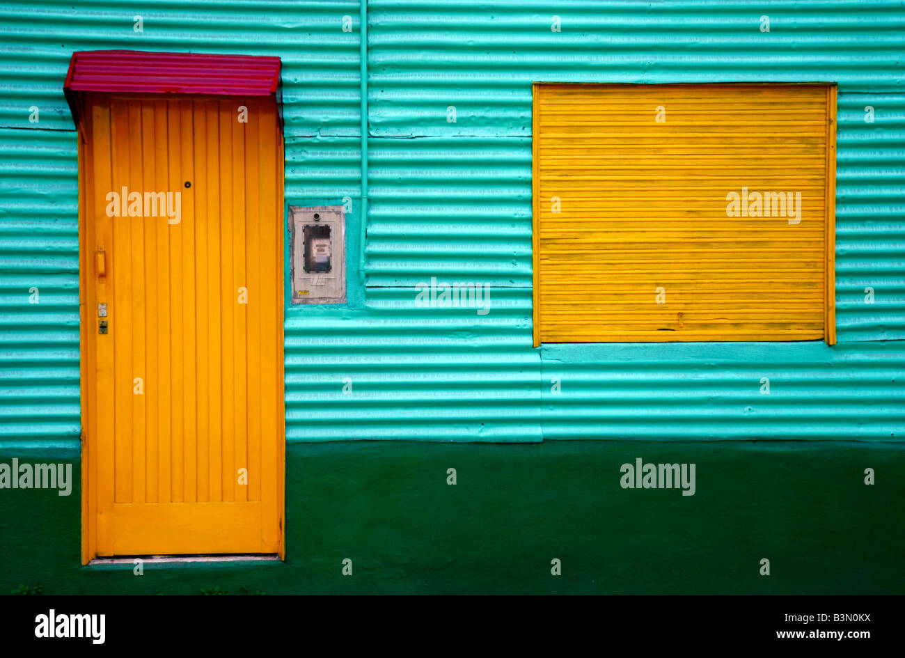 Maison Caminito, la Boca, Argentine Banque D'Images