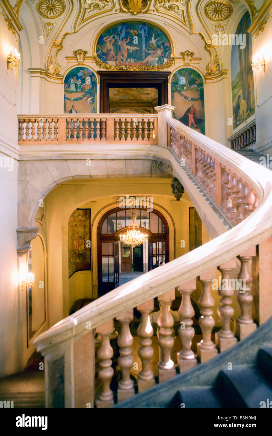 L'intérieur du Capitole à Toulouse Banque D'Images