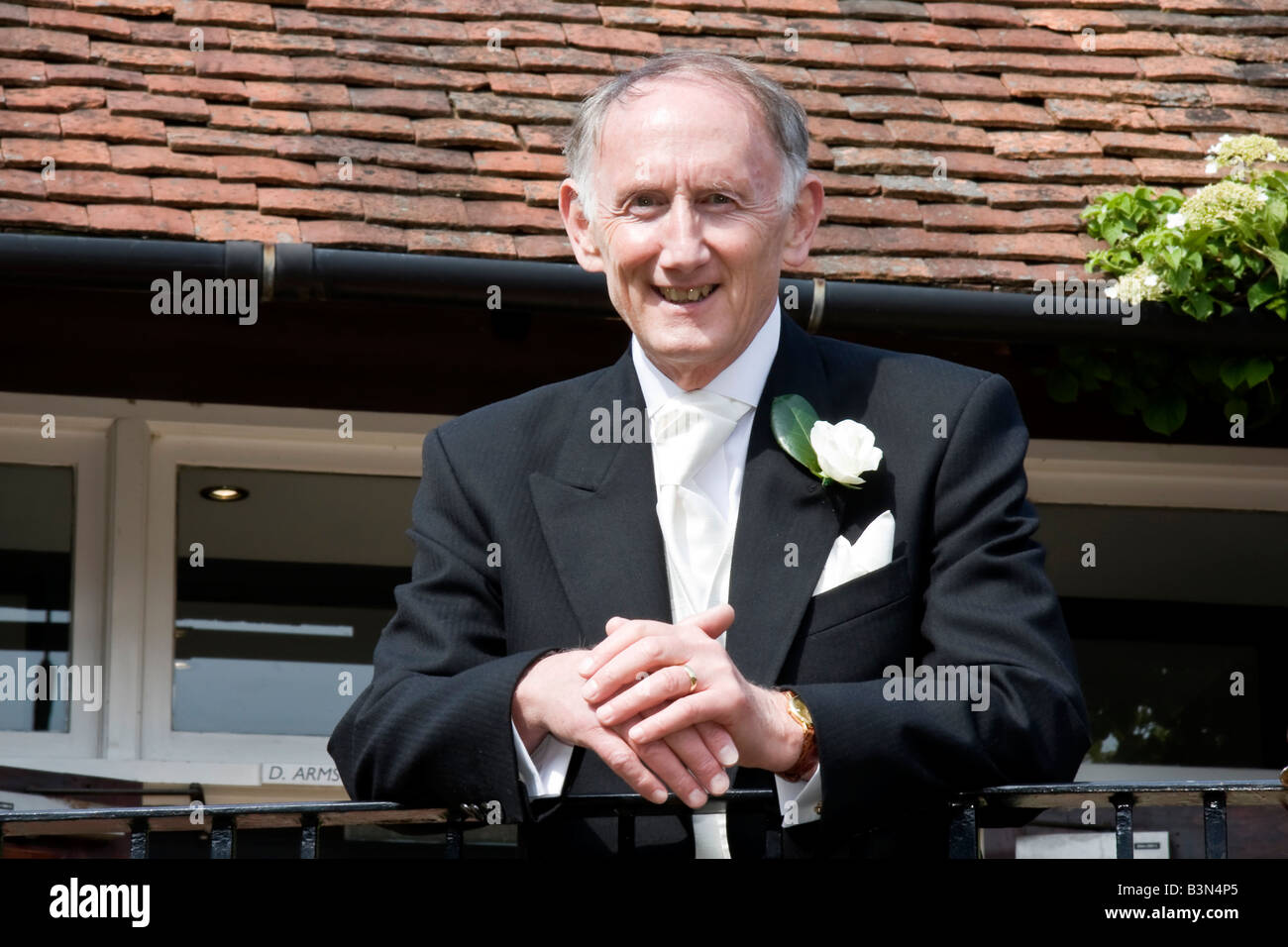 Man costume mariage traditionnel matin Banque D'Images