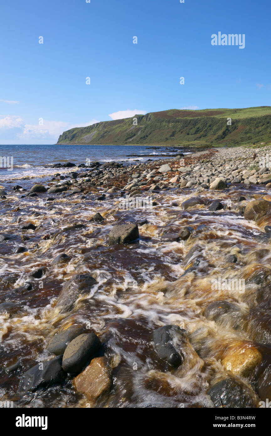 Vue vers la tête de Bennan près de Kildonan, Isle of Arran, North Ayrshire, Ecosse, Royaume-Uni. Banque D'Images
