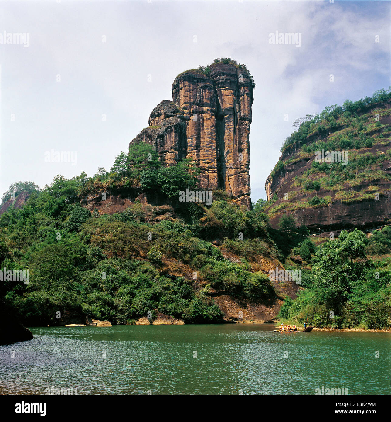 Scène de la nature dans les montagnes Wuyi,Fujian, Chine Banque D'Images