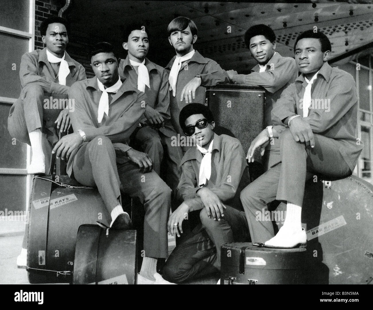 BAR-KAYS groupe pop-nous sur 1975 Banque D'Images