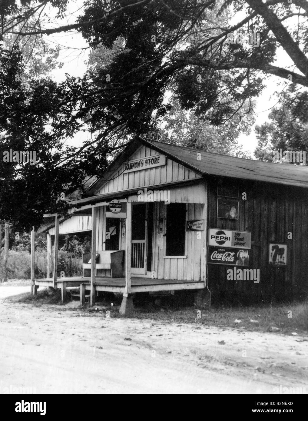 SHACK STORE en Louisiane vers 1980 Banque D'Images