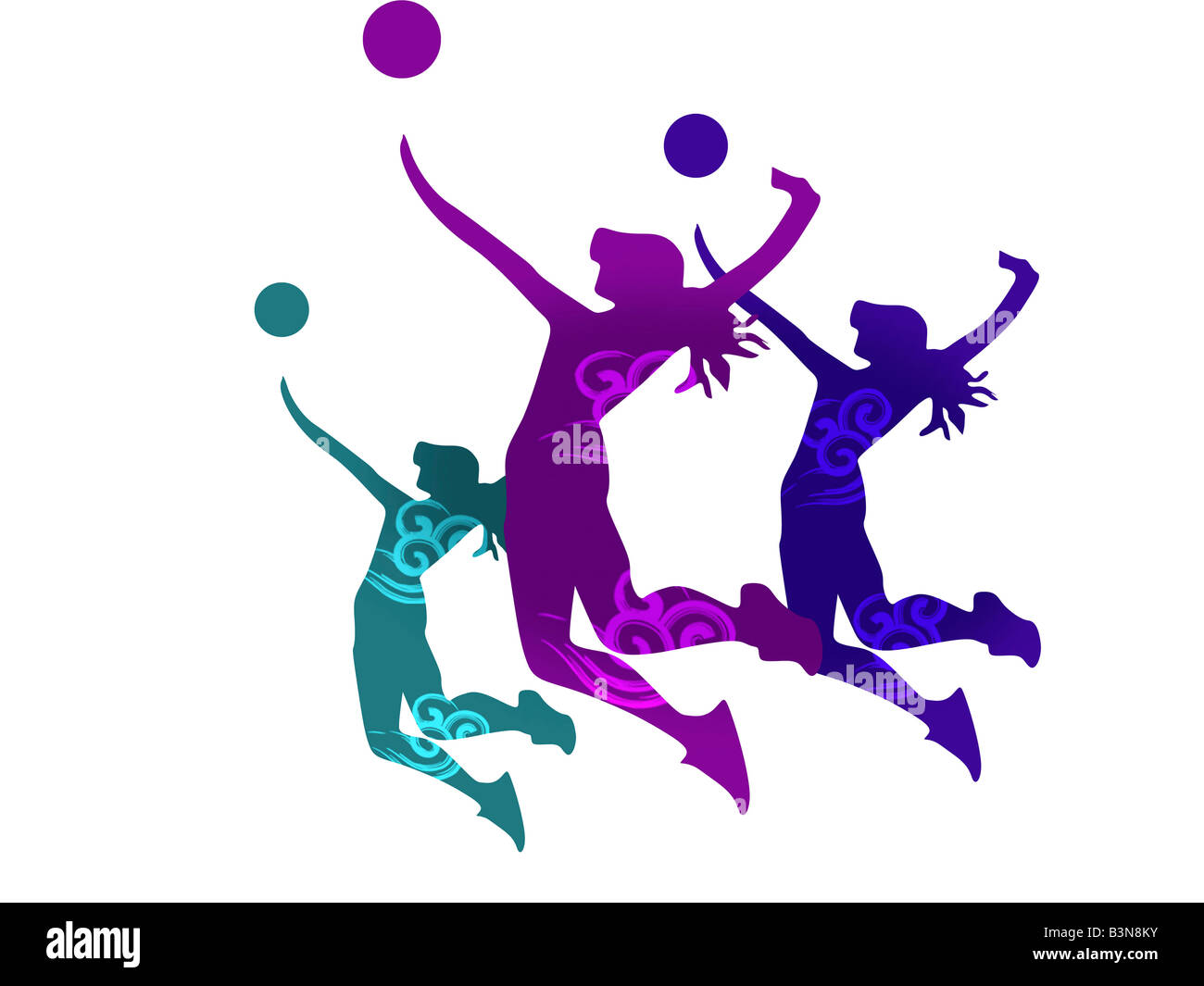 Sports et jeux olympiques,illustration composite Banque D'Images