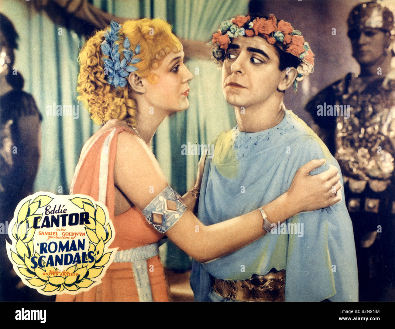 Scandales romain 1933 Smuel Goldwyn film avec Eddie Cantor et Gloria Stuart Banque D'Images