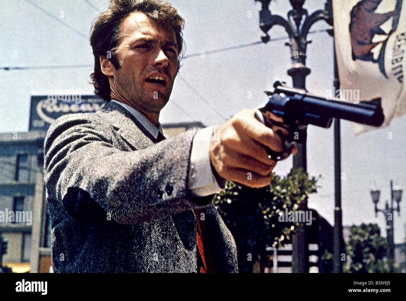 L'INSPECTEUR HARRY 1971 Warner film avec Clint Eastwood Banque D'Images