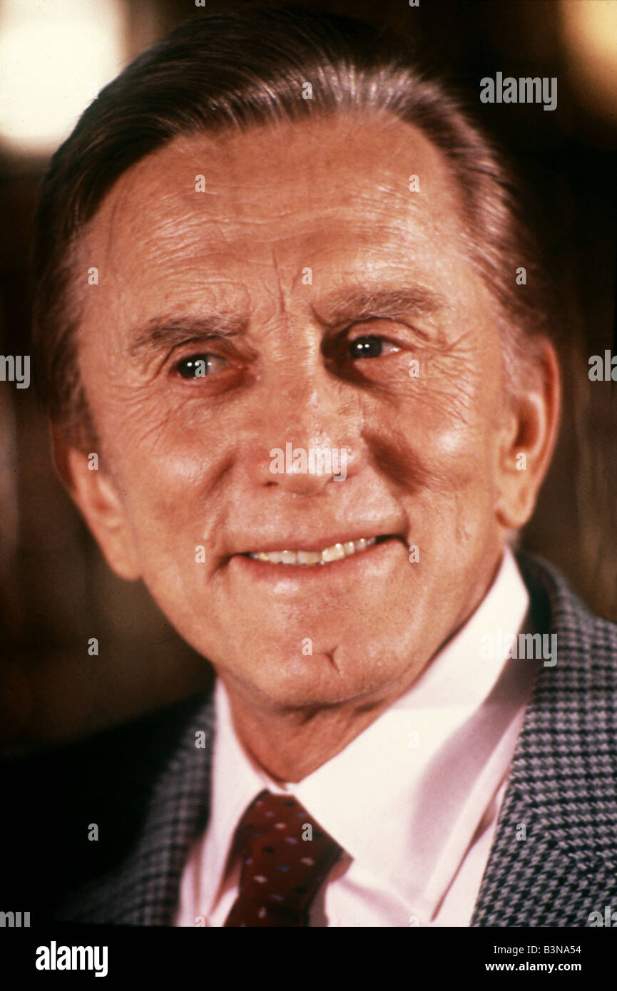 KIRK DOUGLAS acteur de cinéma américain Banque D'Images