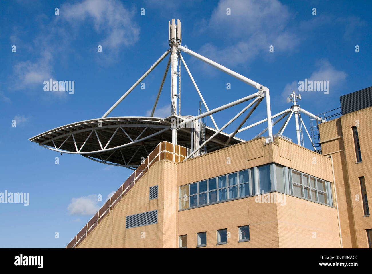 Le centre-ville de Milton Keynes Buckinghamshire Angleterre du Sud-Est national hockey stadium Banque D'Images