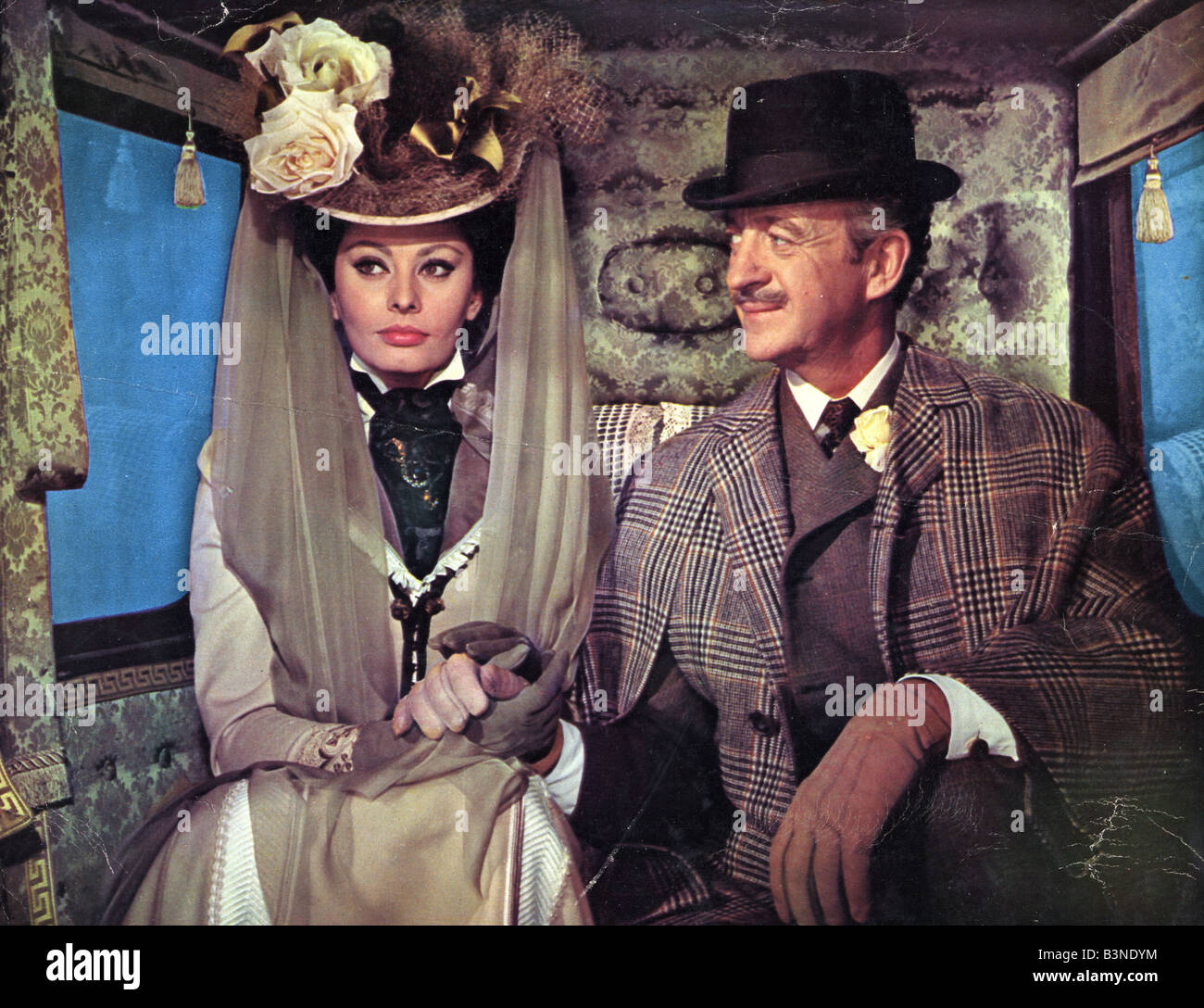 LADY L 1965 MGM/Concordia film avec David Niven et Sophia Loren Banque D'Images