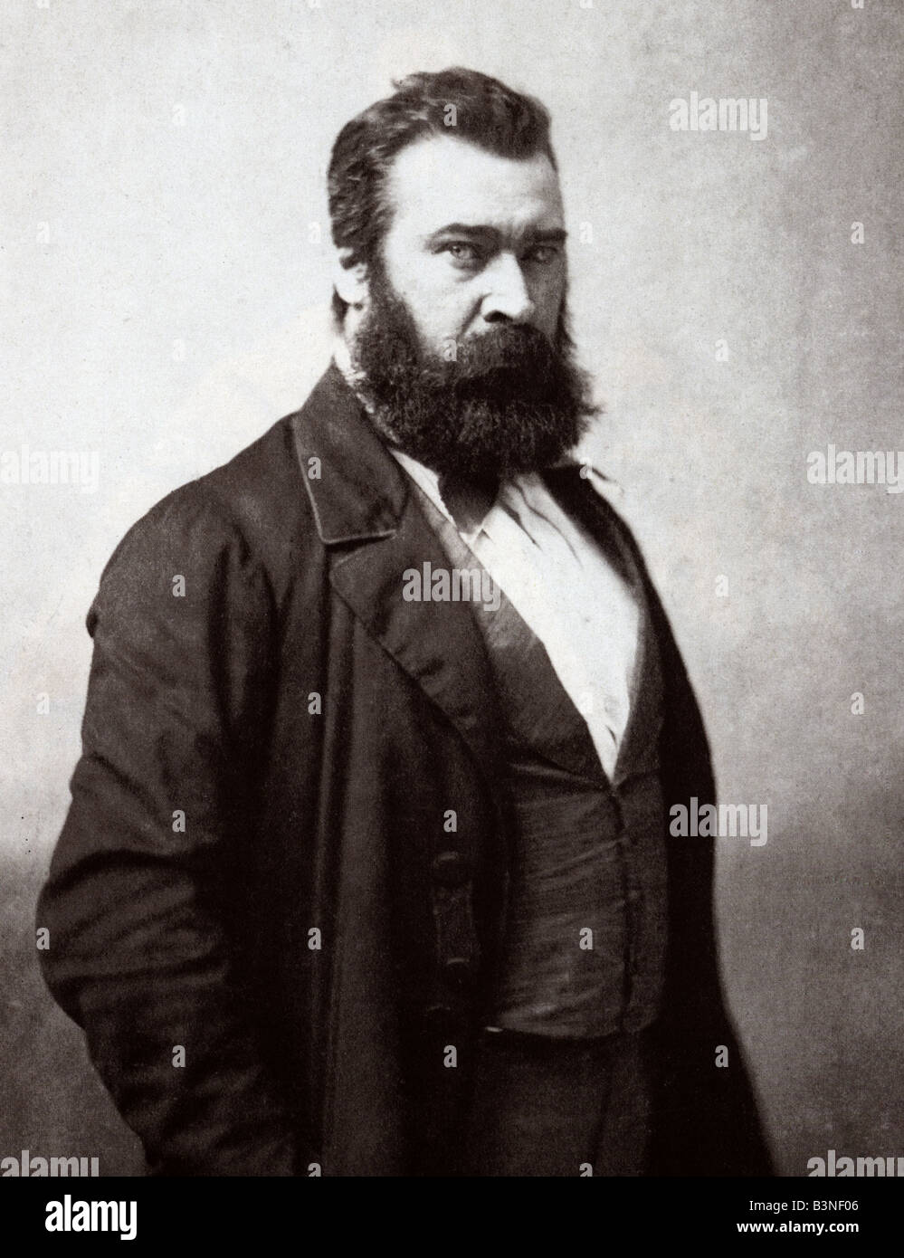 JEAN FRANÇOIS MILLET peintre français vers 1860 Banque D'Images