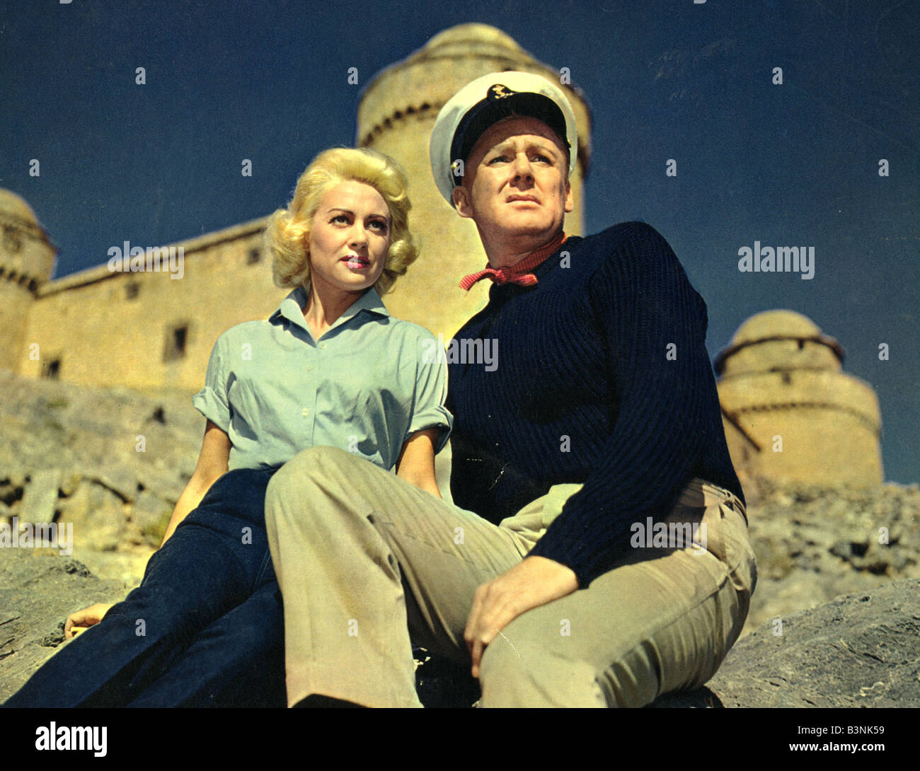 ACTION DE LA TIGER 1957 MGM film avec Van Johnson et Martine Carol Banque D'Images