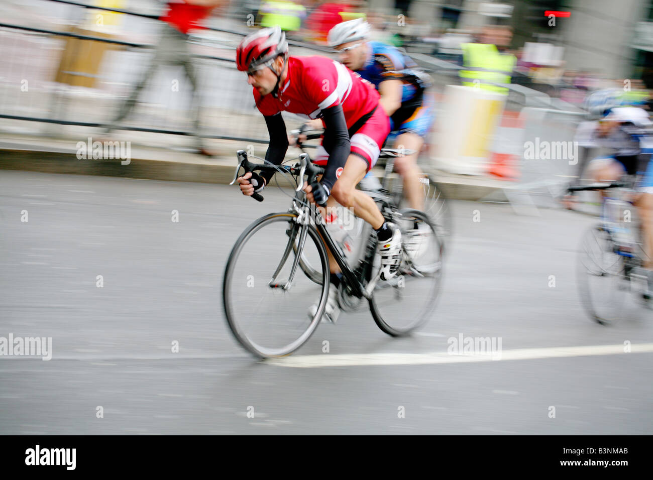 Tour de Bretagne cycliste étape dans London UK 2008 Banque D'Images
