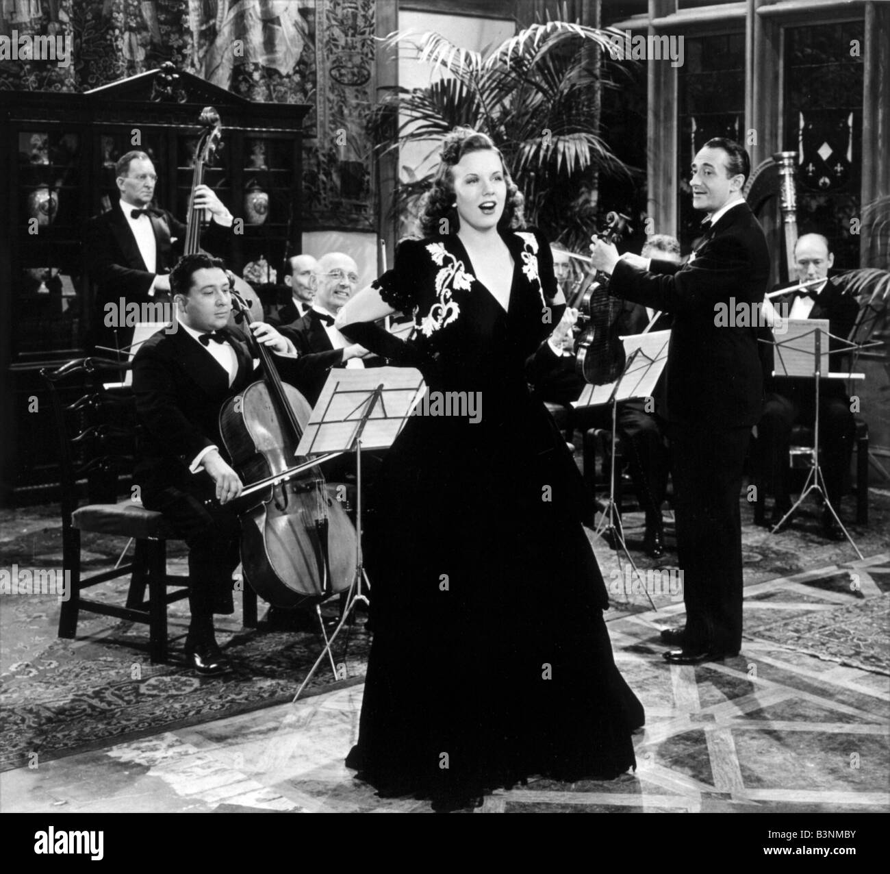 Le sien d'organiser r 1941 Universal film avec Deanna Durbin Banque D'Images
