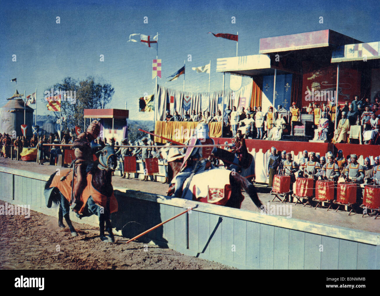 Le ROI RICHARD ET LES CROISÉS 1954 film Warner Banque D'Images