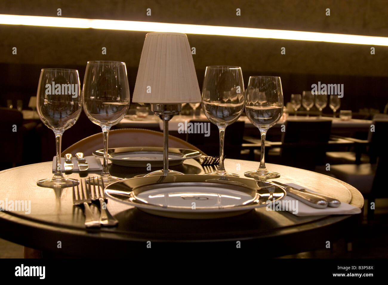 Restaurant contemporain à la mode 'Belga Queen', 32 rue de la Fosse aux Loups, Bruxelles Belgique Banque D'Images