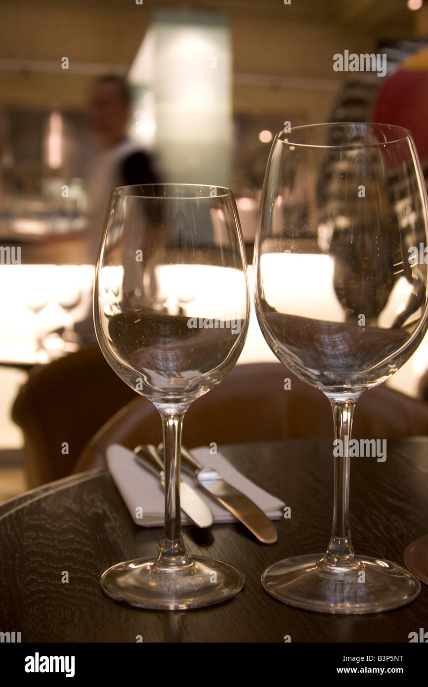 Restaurant contemporain à la mode 'Belga Queen', 32 rue de la Fosse aux Loups, Bruxelles Belgique Banque D'Images