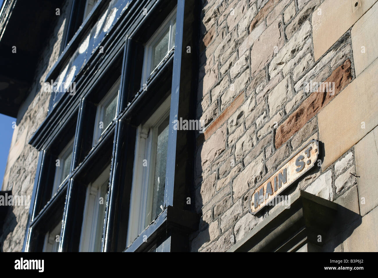 Main Street, Kirkby Lonsdale, Cumbria, Royaume-Uni. Banque D'Images