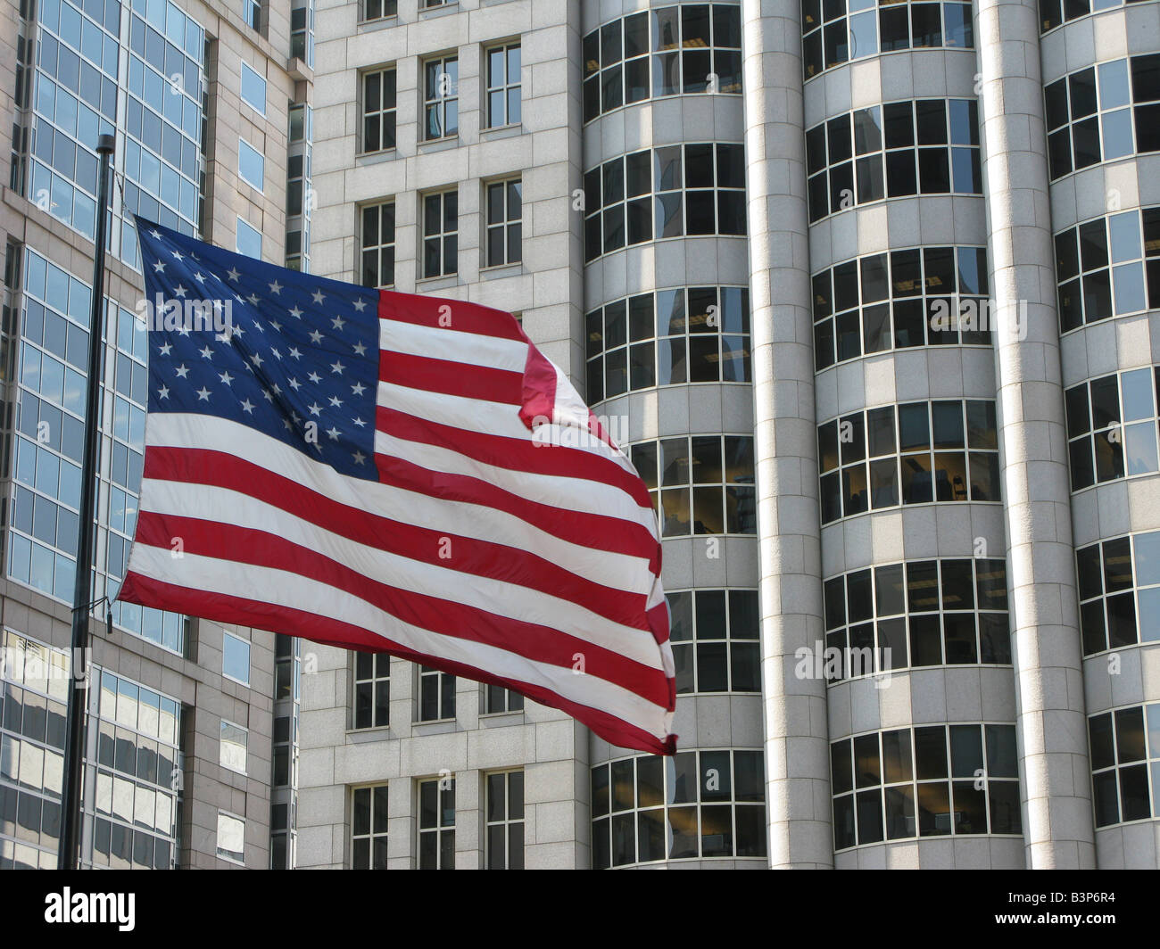 Us drapeau américain Banque D'Images