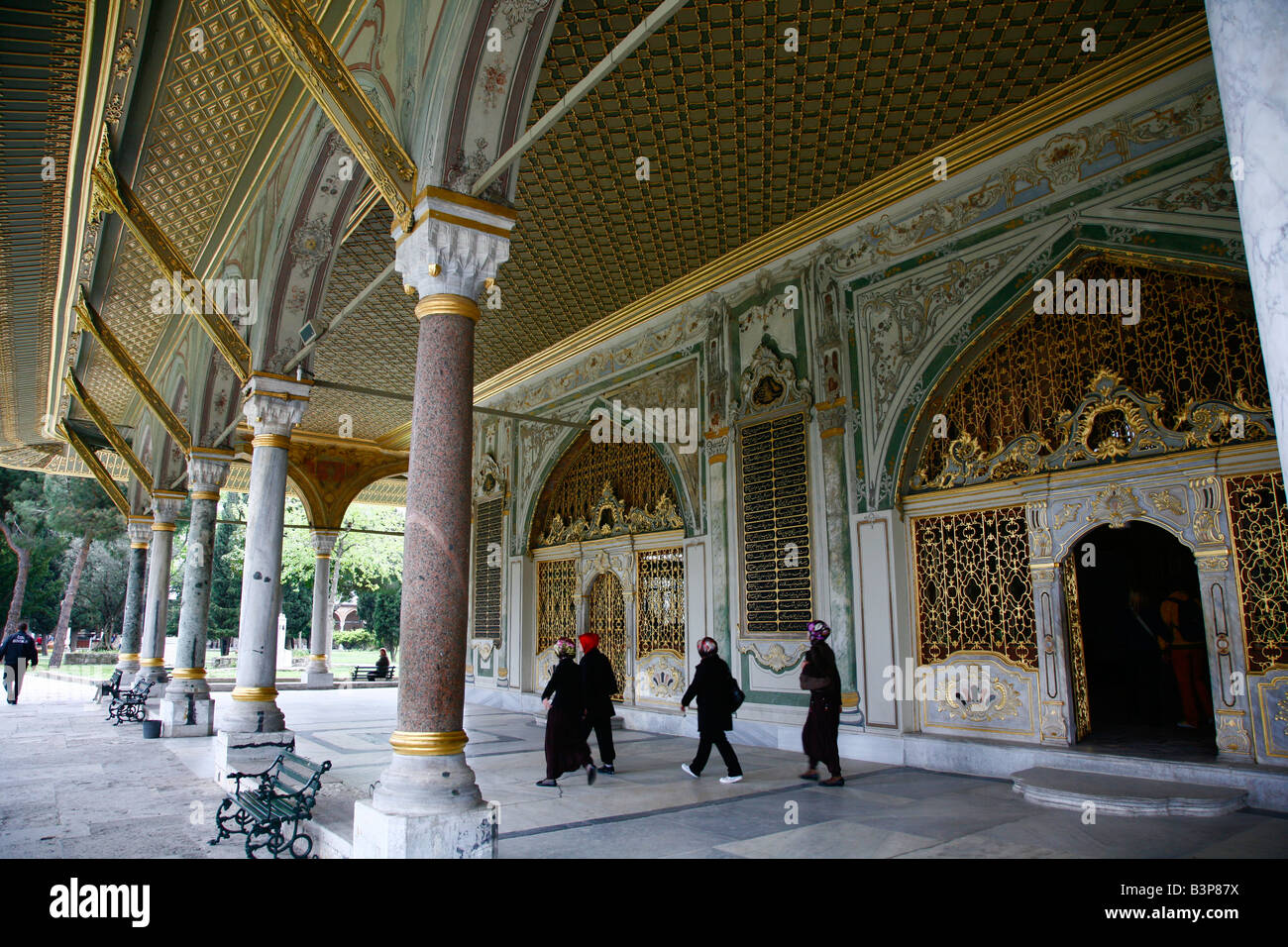 Mai 2008 - Le Palais de Topkapi la salle du Conseil Impérial Istanbul Turquie Banque D'Images