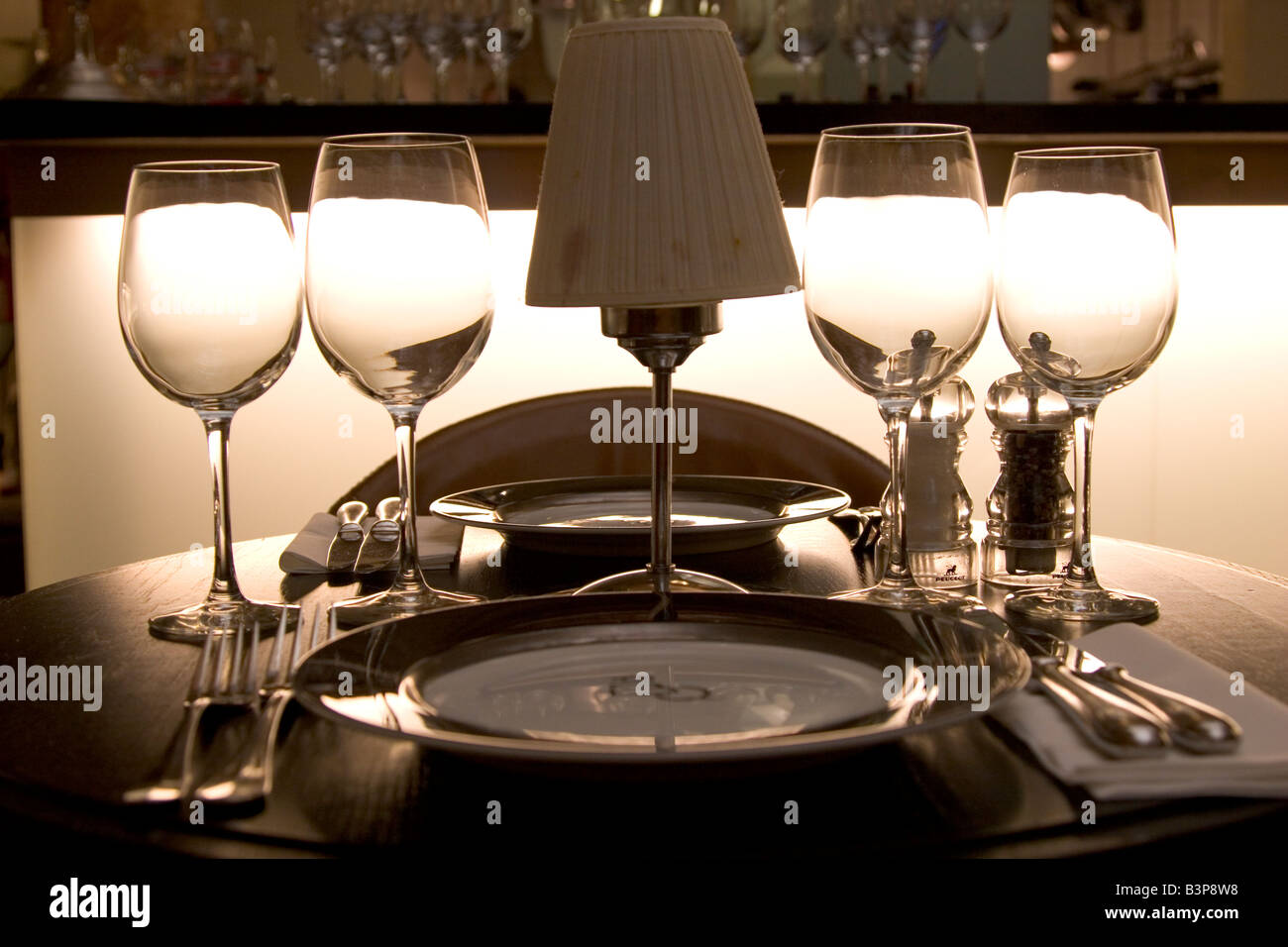 Restaurant contemporain à la mode 'Belga Queen', 32 rue de la Fosse aux Loups, Bruxelles Belgique Banque D'Images