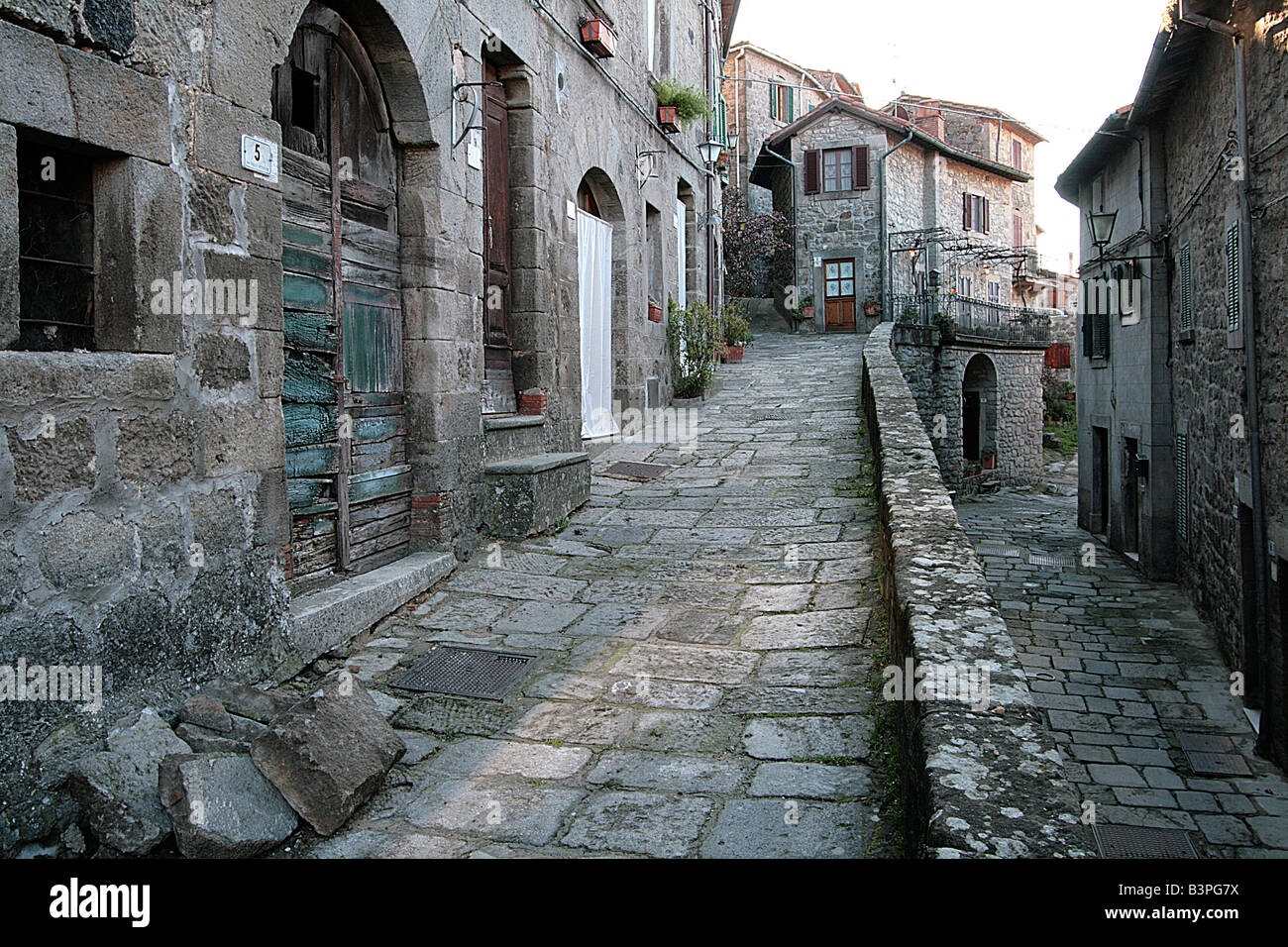 Centre historique, Santa Fiora, Monte Amiata, Toscane, Italie Photo Stock -  Alamy