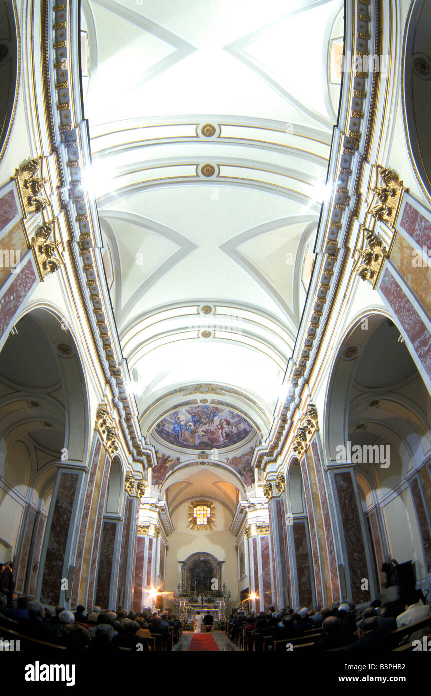 Cathédrale, Campobasso, Molise, Italie Banque D'Images
