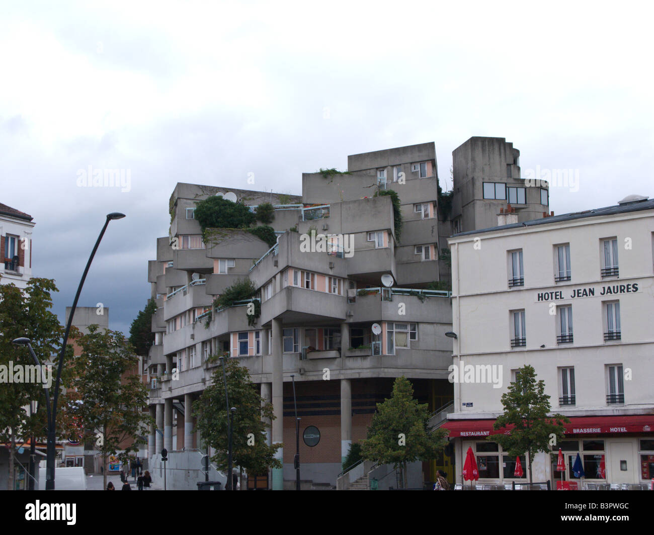 Des appartements modernes à St Denis Paris France Banque D'Images