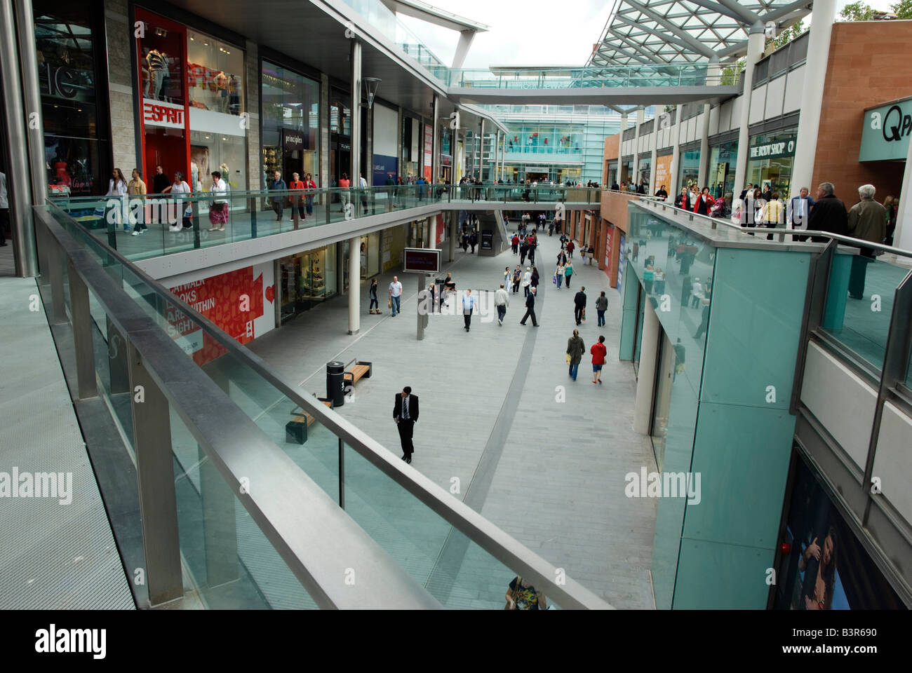 Nouveau centre commercial Liverpool One, Banque D'Images