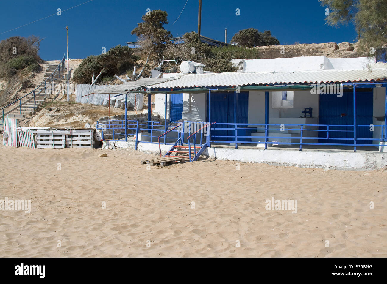 Provatas beach island milos cyclades - Grèce Banque D'Images