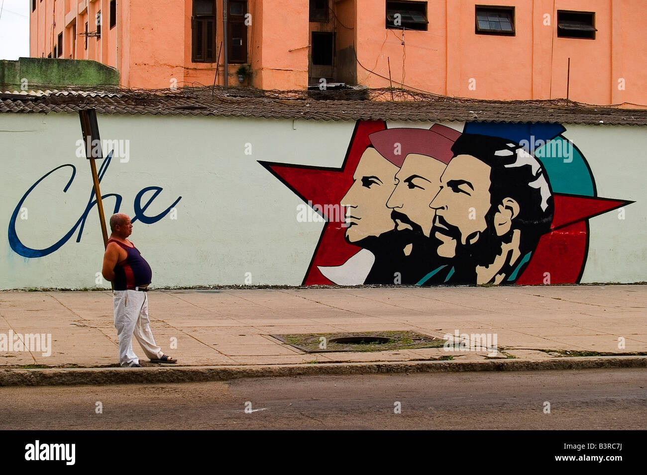 Le Che, le mode de vie des Cubains, à La Havane, Cuba Banque D'Images