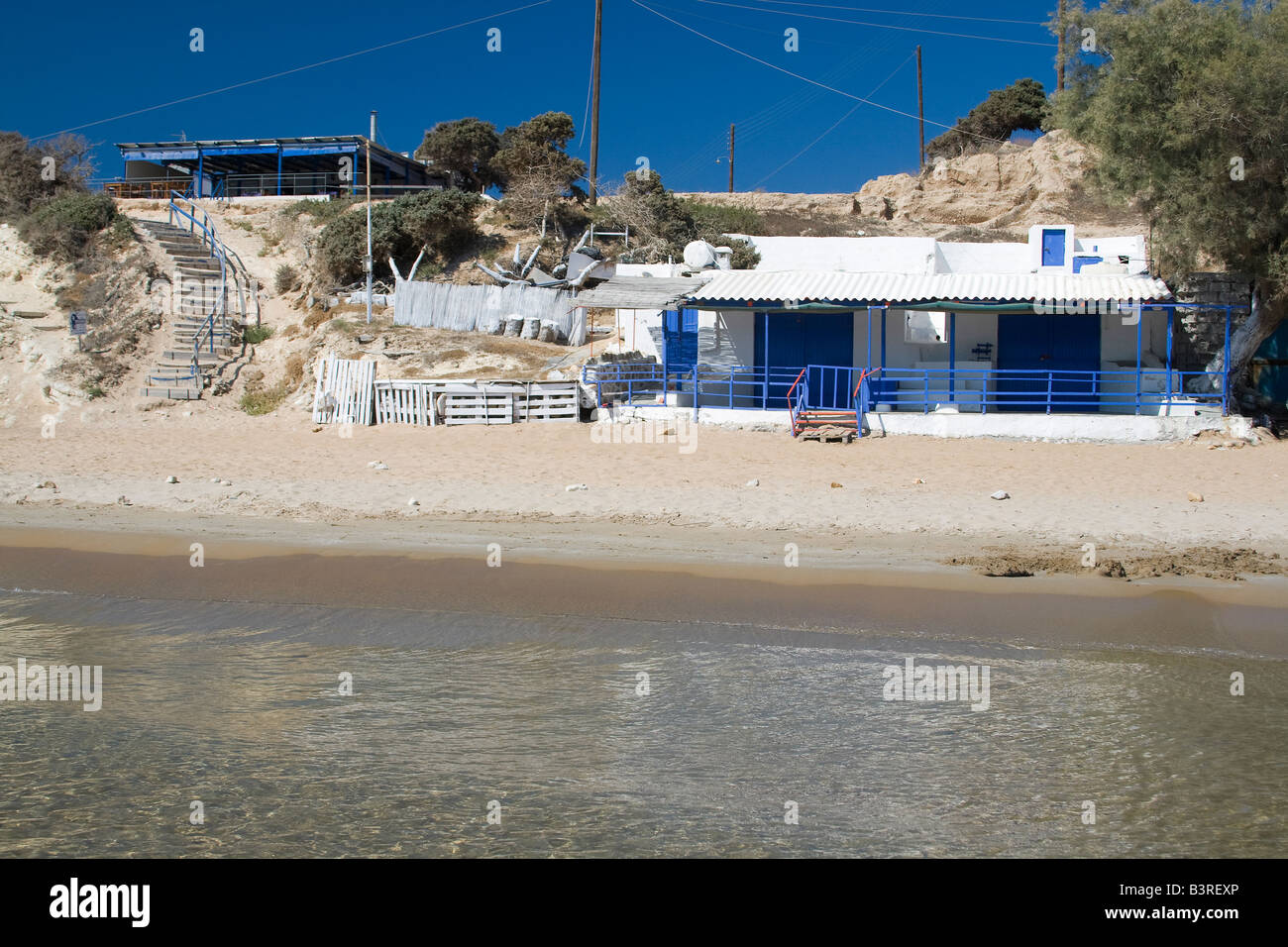 Provatas beach island milos cyclades - Grèce Banque D'Images