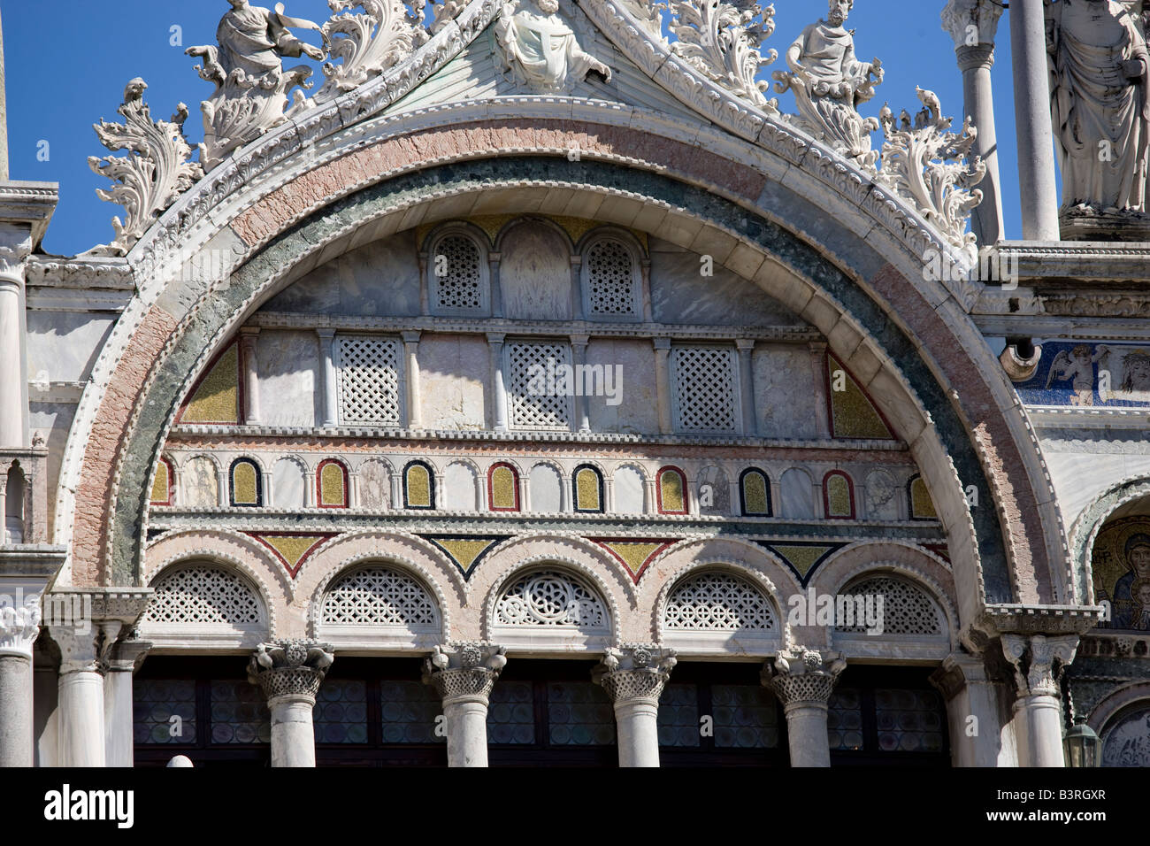 Balcon vue sur dodge palace Banque D'Images