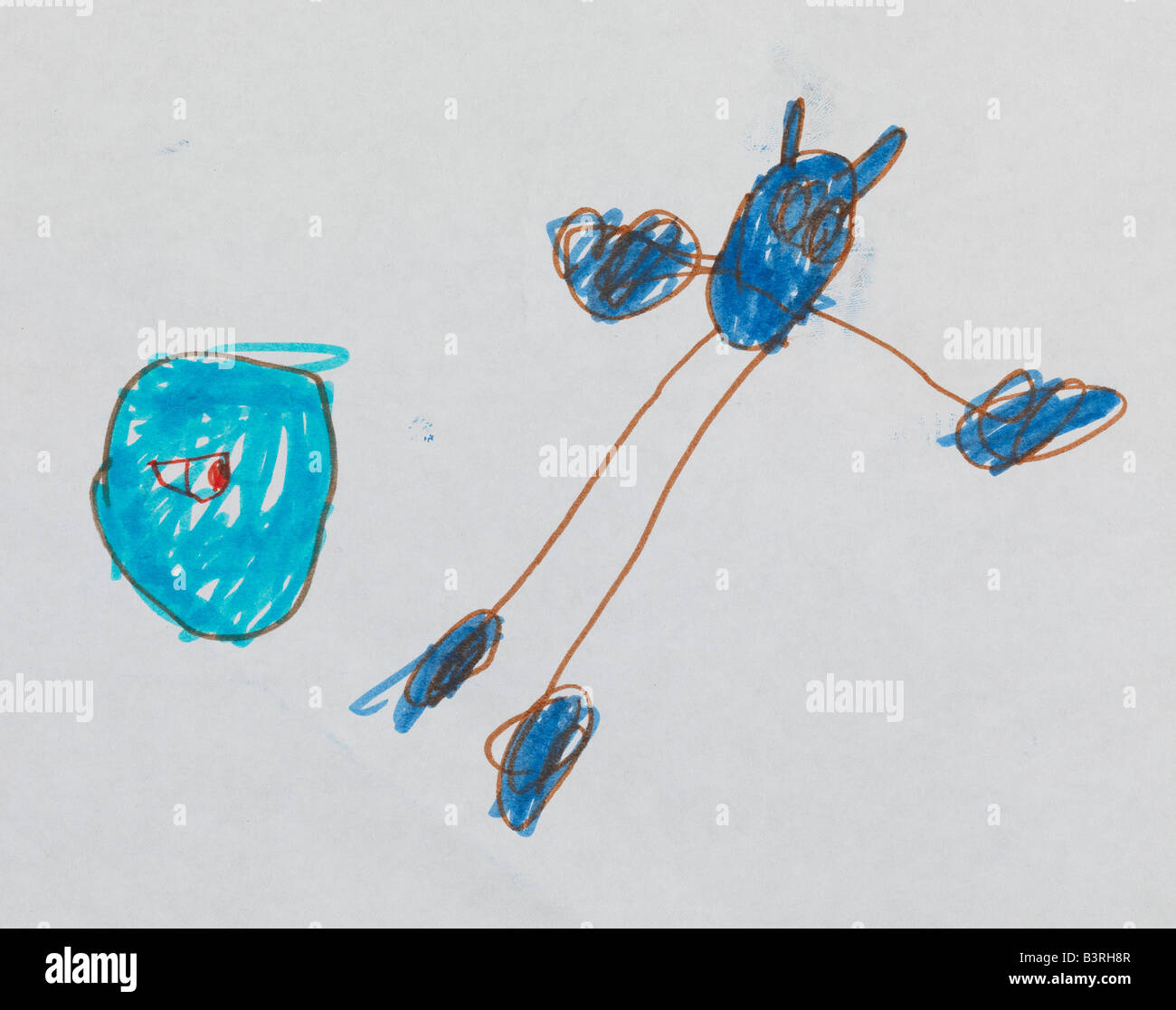 Dessin peinture illustration design pattern, croquis de dessin création originalité nouveauté fraîcheur s'portrait Banque D'Images