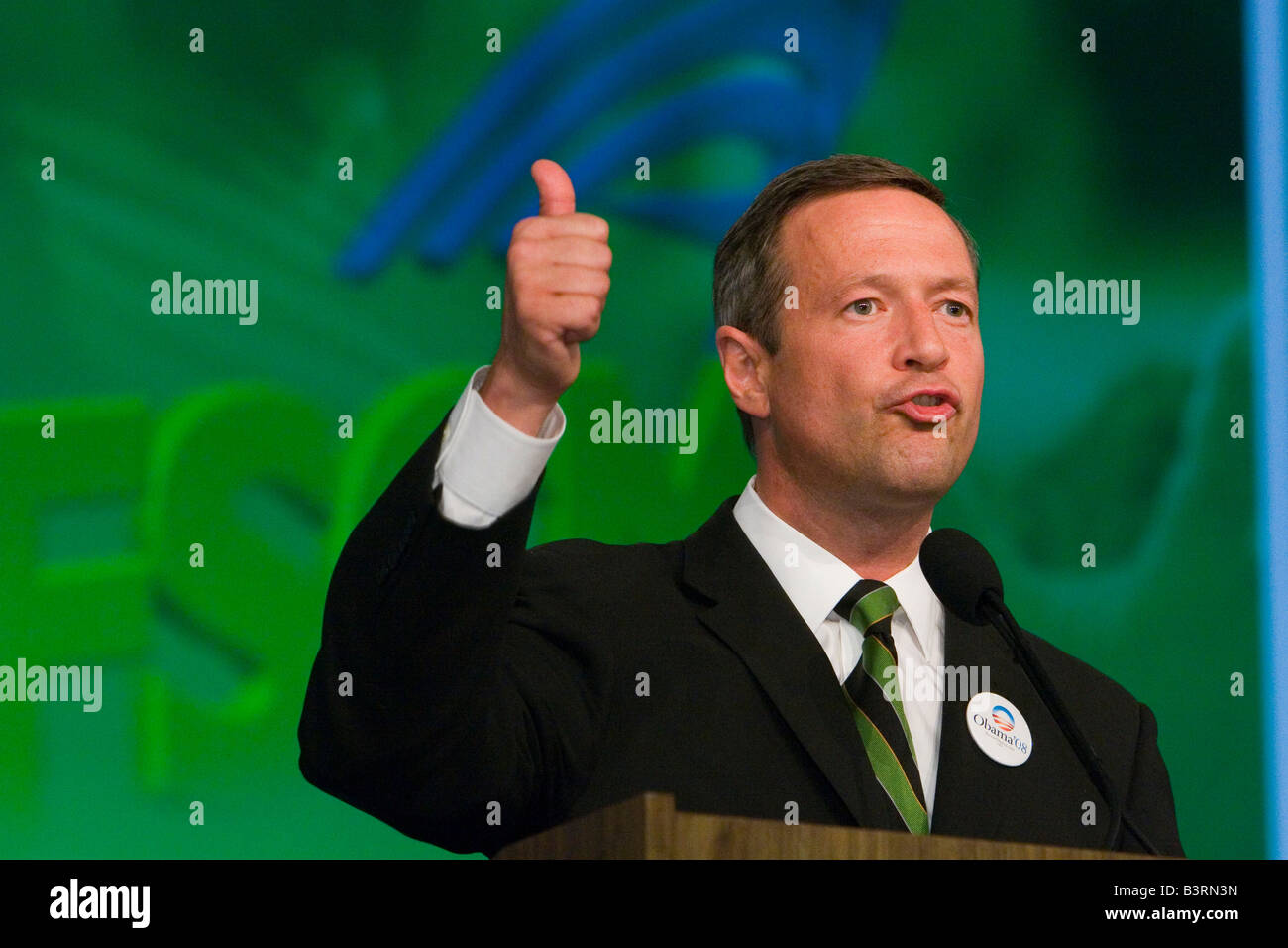 Gouverneur du Maryland Martin O'Malley s'exprime à l'Union européenne convention Banque D'Images