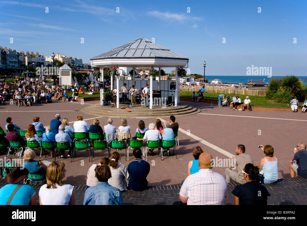 Europe Royaume-Uni Angleterre broadstairs kent 2007 viking bay beach Banque D'Images