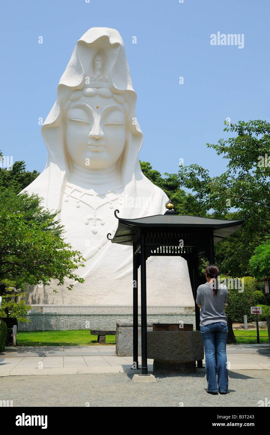 La déesse de la miséricorde à Ofuna Kannon, Kanagawa JP Banque D'Images