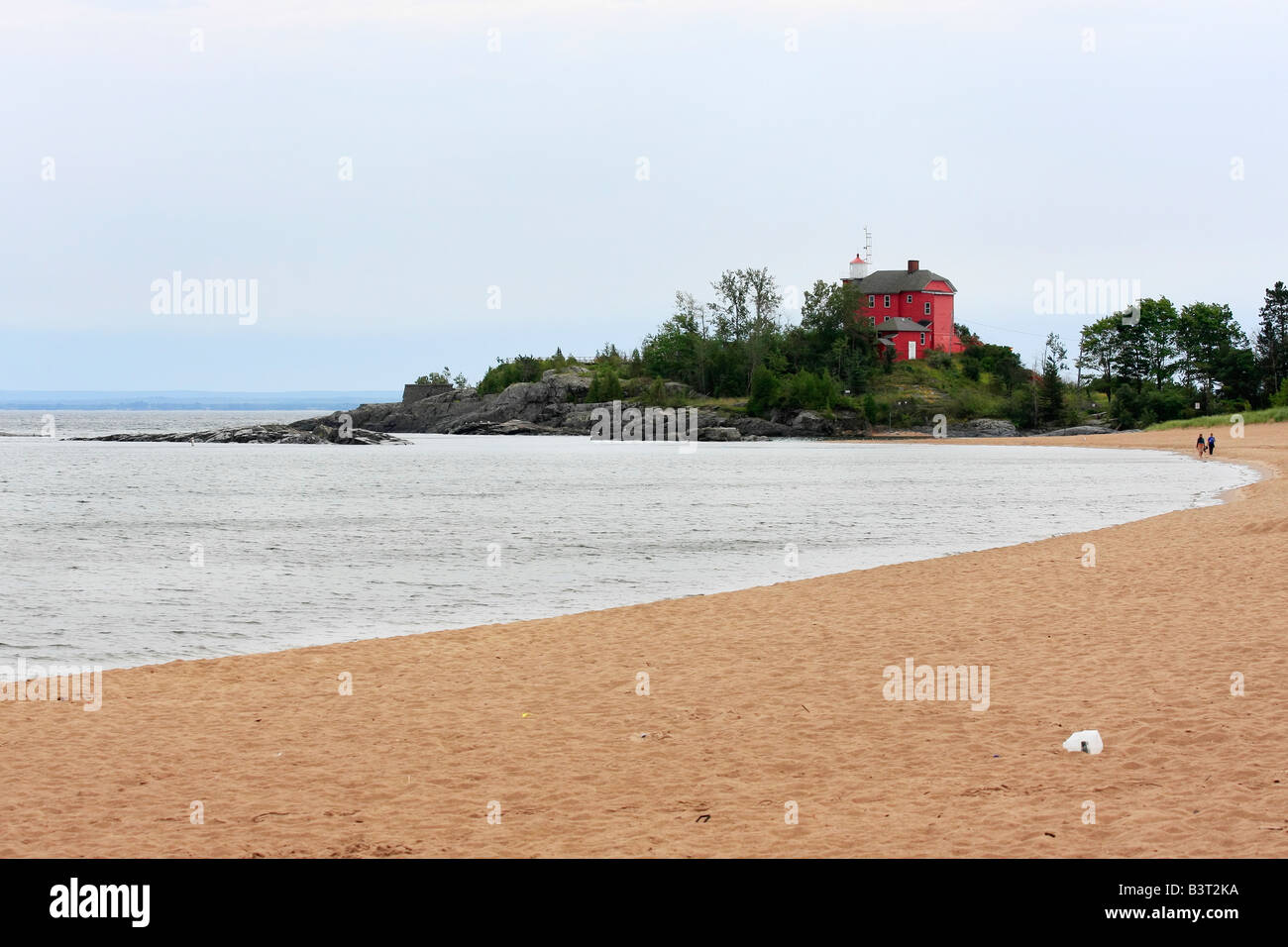 Michigan Lake Marquette Summer Paysage nature déserte hi-res Banque D'Images