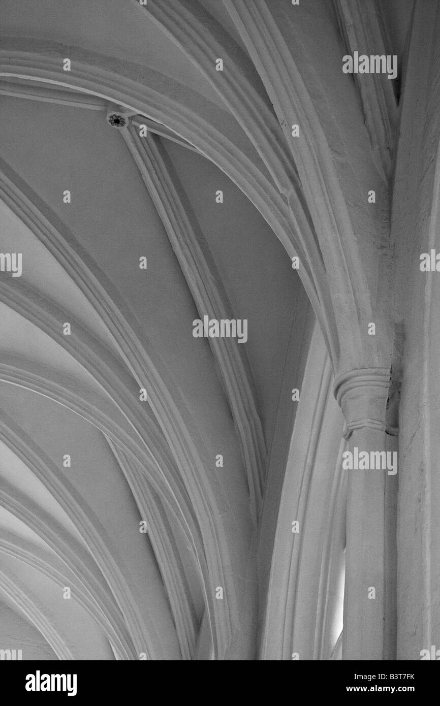 L'intérieur de l'église St Mary, qui est une petite église située dans le village de St Monans Banque D'Images