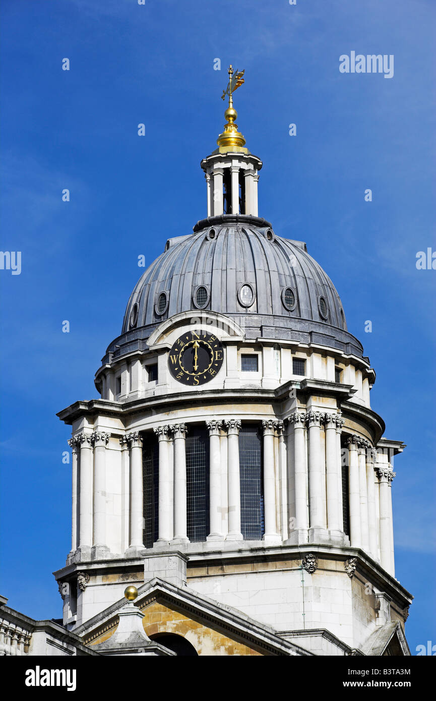 L'Angleterre, Londres, Greenwich. L'Old Royal Naval College, qui fait partie de la Maritime Greenwich Site du patrimoine mondial. Banque D'Images