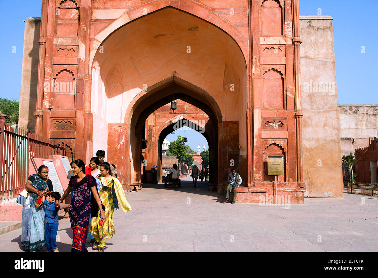 Le Fort Rouge d'Agra, Fatehpur Sikri, Agra, Uttar Pradesh, Inde, District Banque D'Images