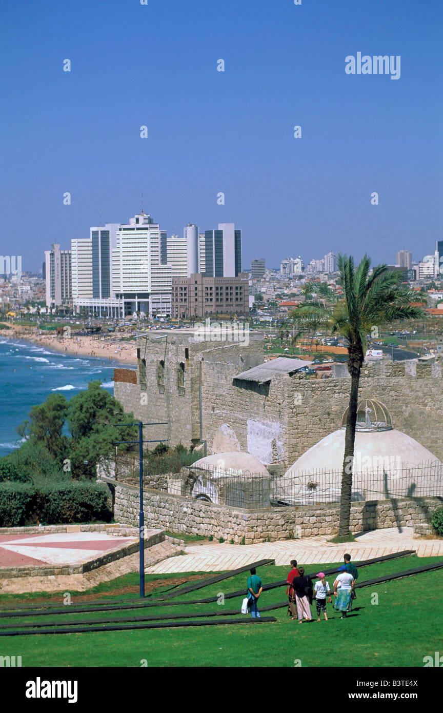 L'Asie, Israël, Tel Aviv. Plage. Banque D'Images