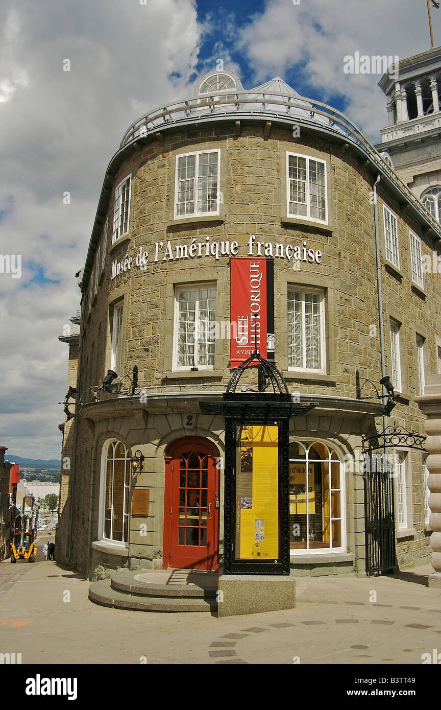 Amérique du Nord, Canada, Québec, ville de Québec. Musée de l'Amérique française Banque D'Images