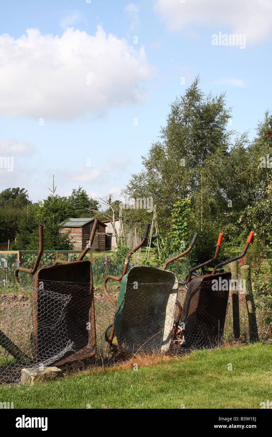 Attribution d'un jardin. Banque D'Images