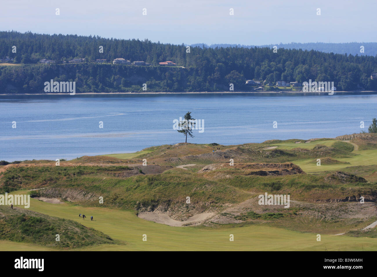 Chambers Bay golf course : l'AGEU récemment nommé Chambers Bay comme le site de l'US Open 2015 et 2010 Championnat amateur des États-Unis. Banque D'Images