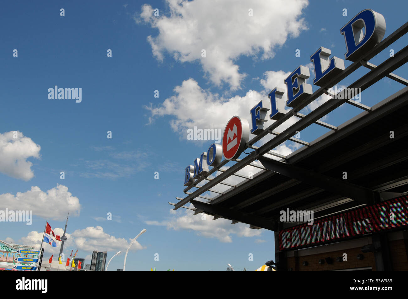 Le BMO Field, CNE motif,accueil à Toronto FC Banque D'Images