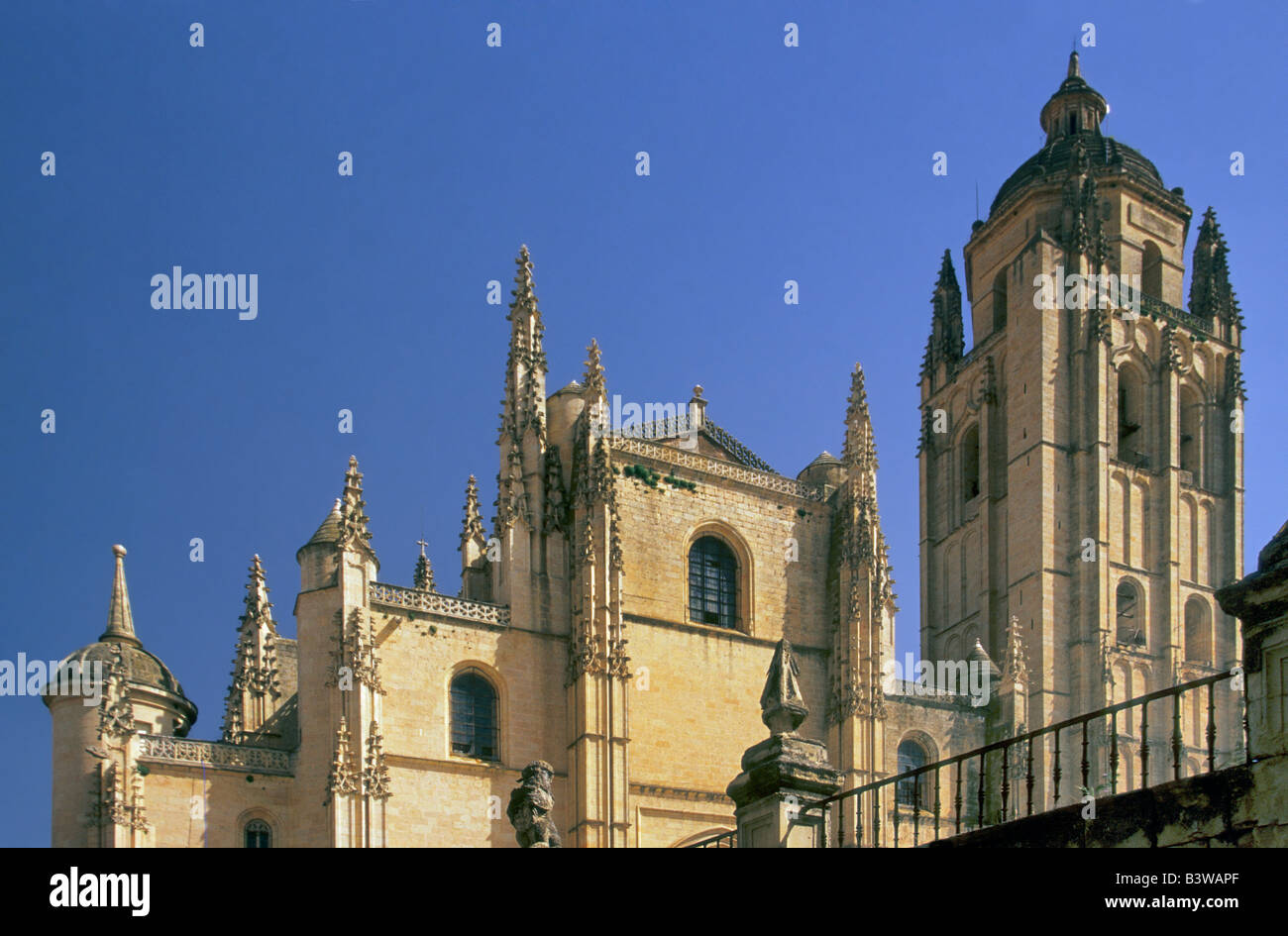 Cathédrale de Ségovie Castille et León Espagne Banque D'Images